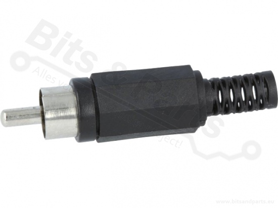 Cinch plug male black